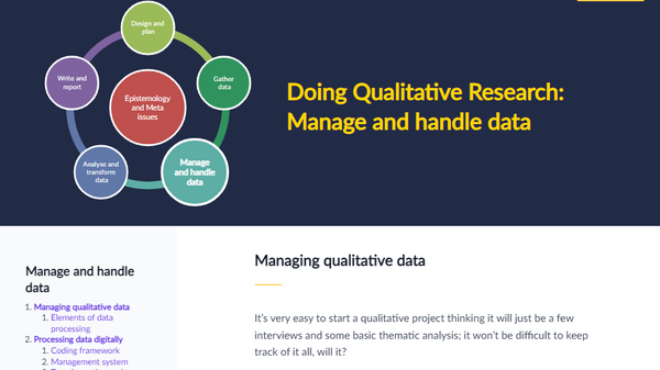 qualitative research course free